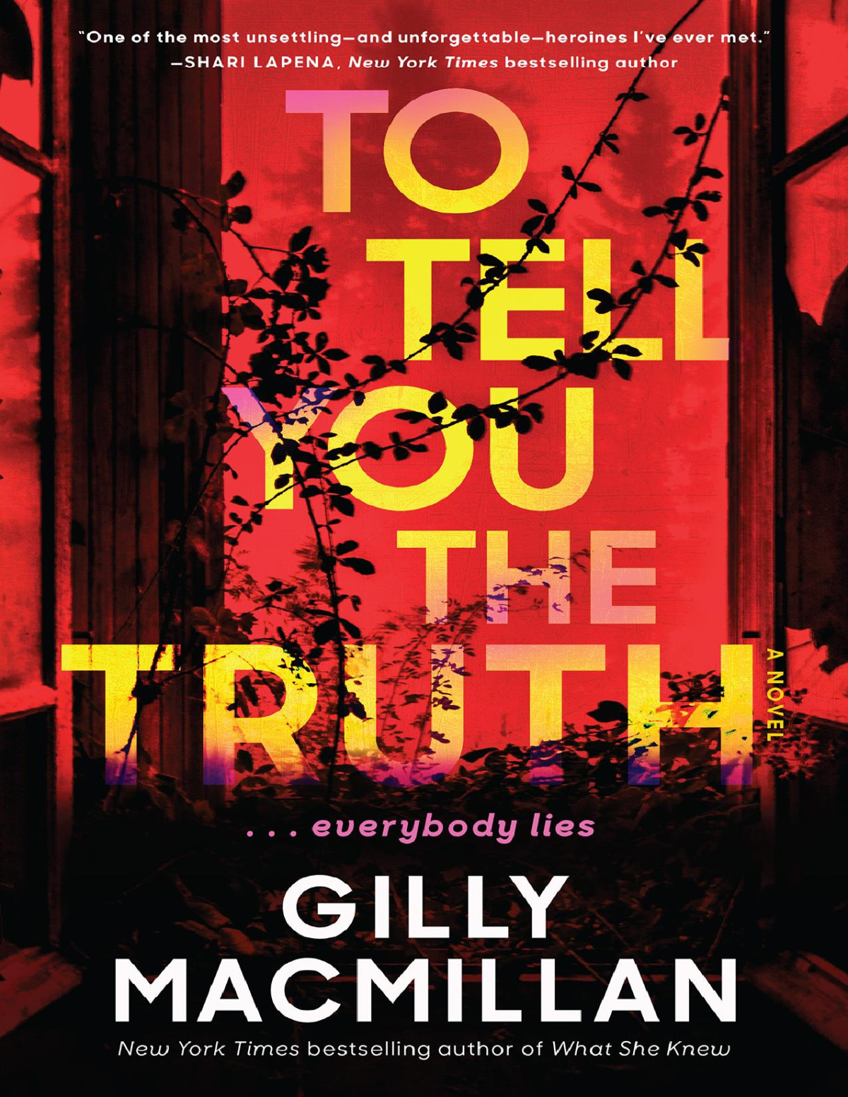 To Tell You The Truth Gilly Macmillan