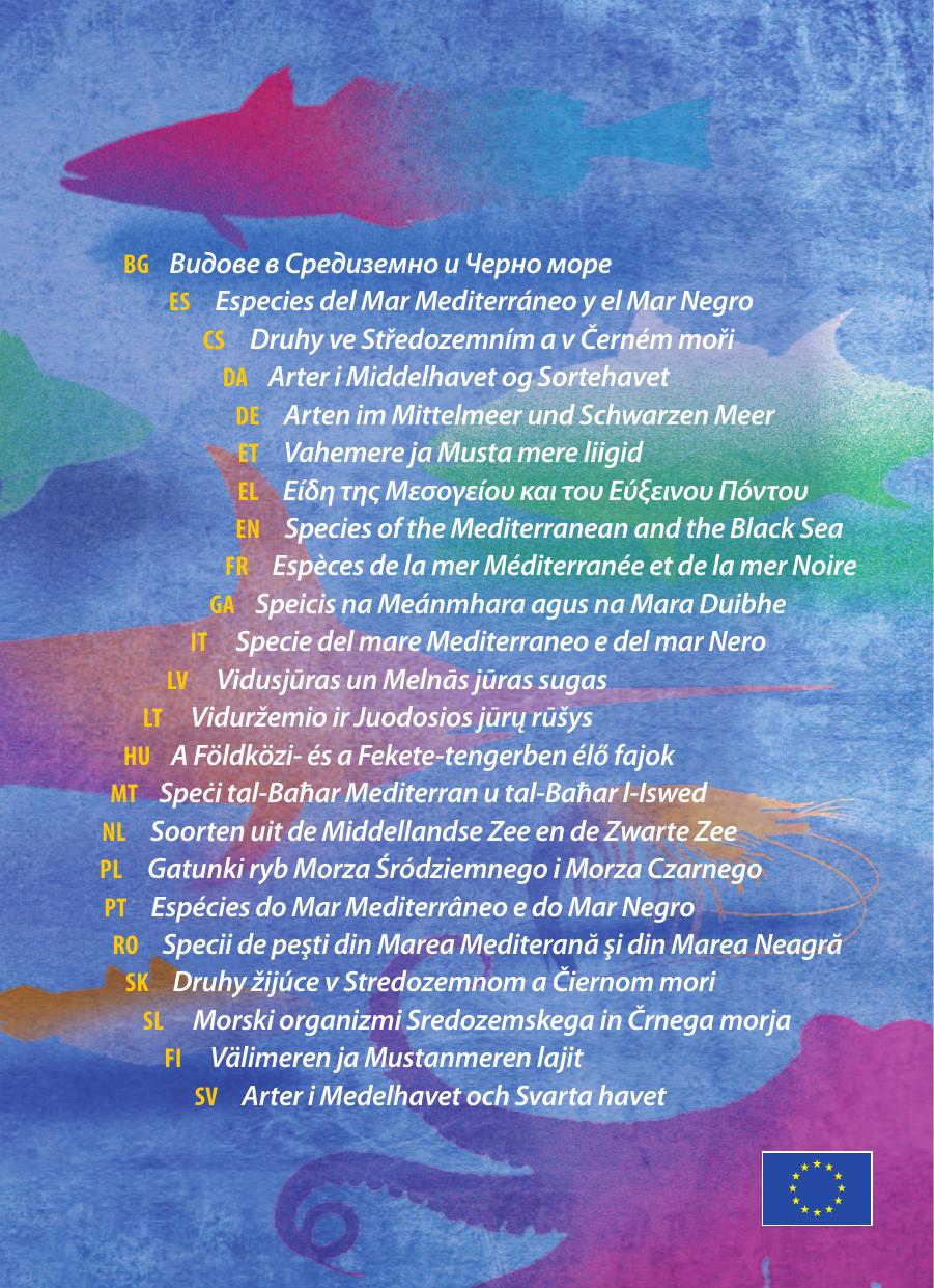 Species Of The Mediterranean And The Black Sea European Commission