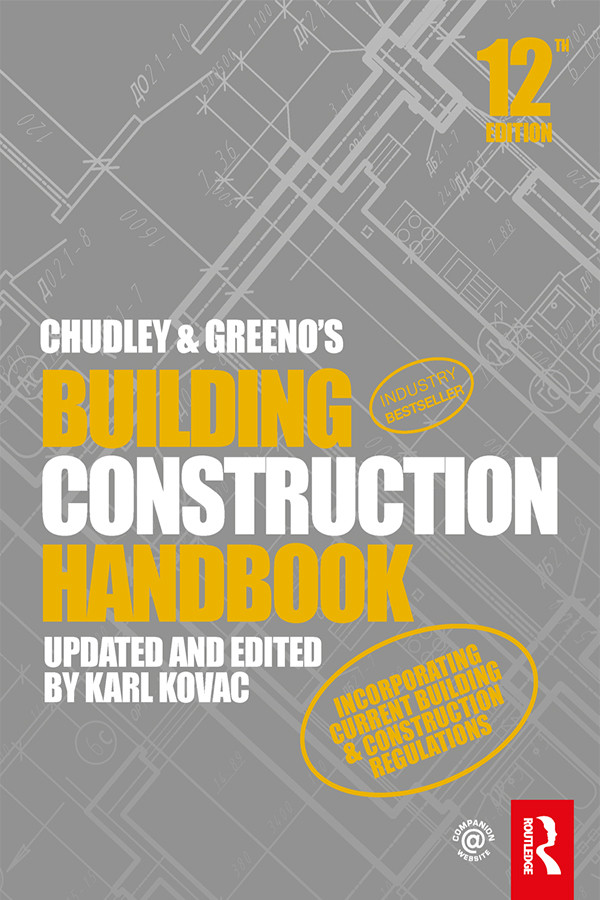 Chudley And Greenos Building Construction Handbook Chudley Roy Greeno