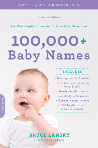 100000 Baby Names Updated Editionrevised Edition Lansky Bruce
