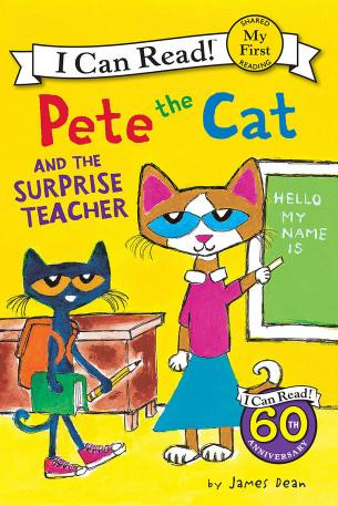 Pete The Cat And The Surprise Teacher James Dean