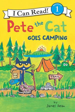 Pete The Cat Goes Camping James Dean