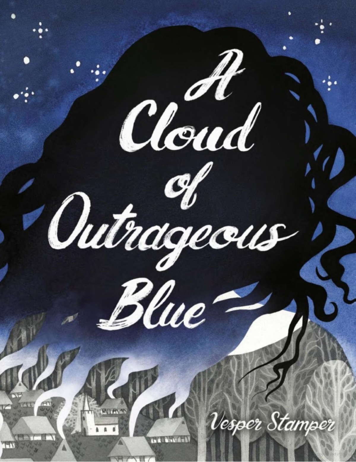 A Cloud Of Outrageous Blue Vesper Stamper