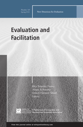 Evaluation And Facilitation American Evaluation Associationfierro