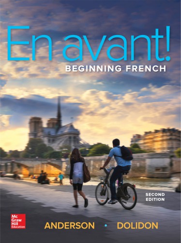 En Avant Beginning French Second Edition Anderson Brucedolidon