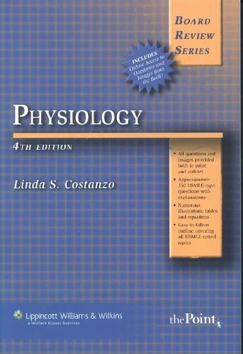 Temas Clave Fisiologia 4th Edition Linda S Costanzo Phd