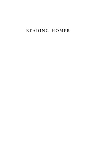 Reading Homer Film And Text Kostas Myrsiades