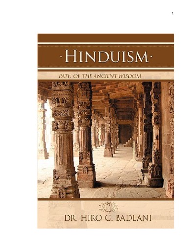 Hinduism Path Of The Ancient Wisdom 1st Ed Badlani Hiro G