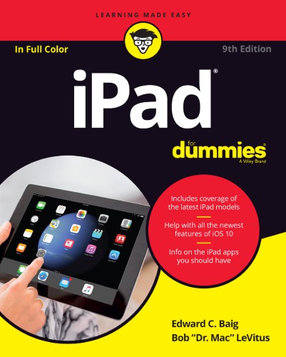 Ipad For Dummies 9th Edition Baig Edwardlevitus Bob