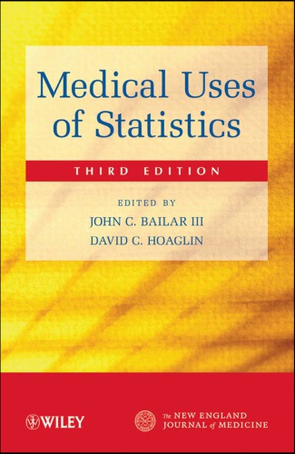 Medical Uses Of Statistics 3rd Edition Bailar John Choaglin