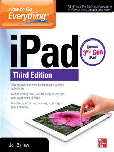 How To Do Everything Ipad 3rd Ed Ballew Joli