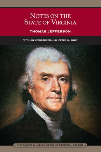 Notes On The State Of Virginia Nookbook Ed Thomas Jefferson Introduction Peter S Onuf