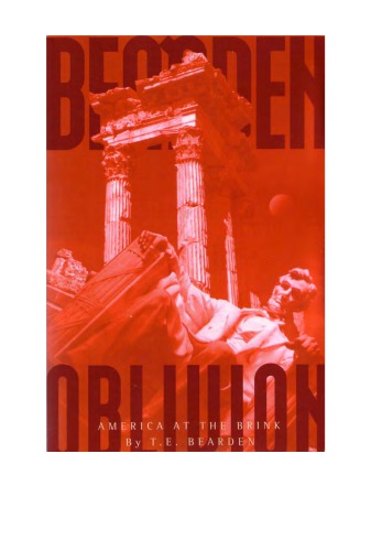Oblivion America At The Brink 1st Ed Thomas E Bearden