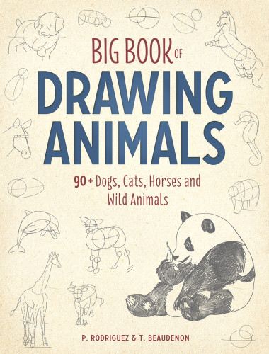 Big Book Of Drawing Animals 90 Dogs Cats Horses And Wild Animals Beaudenon