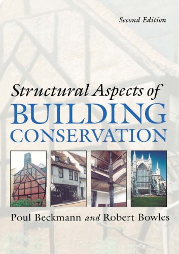 Structural Aspects Of Building Conservation 2 Ed Beckmann Poulbowles