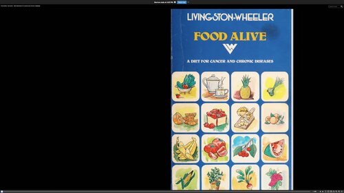 Virginia Livingston The Conquest Of Cancer Food Alive Man Alive Dr Virginia Livingstonwheeler