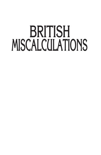 British Miscalculations The Rise Of Muslim Nationalism 19181925 Isaiah Friedman