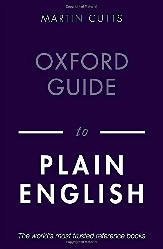 Oxford Guide To Plain English 5th Edition Cutts Martin