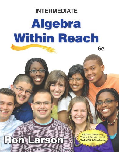 Intermediate Algebra Within Reach Sixth Edition Larson Ron