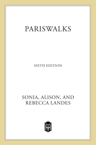 Pariswalks 6th Edition Landes Alisonlandes Rebeccalandes Sonia