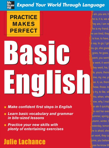 Practice Makes Perfect Basic English Practice Makes Perfect Series 1st Edition Julie Lachance