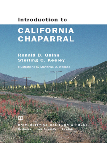 Introduction To California Chaparral Keeley Sterling Cquinn