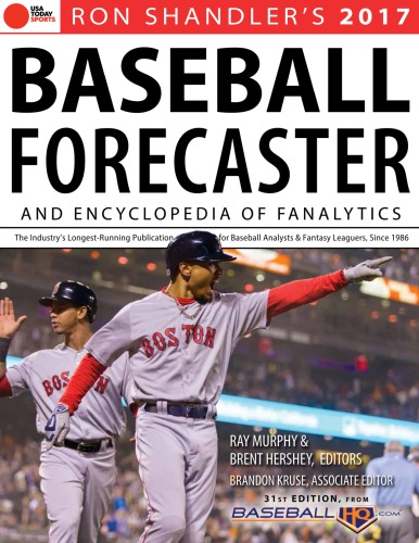 2017 Baseball Forecaster Encyclopedia Of Fanalytics Hershey