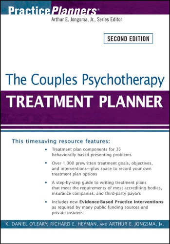 The Couples Psychotherapy Treatment Planner 2nd Ed K Daniel Oleary