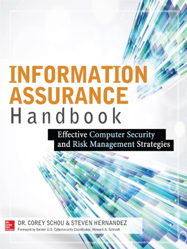 Information Assurance Handbook Effective Computer Security And Risk Management Strategies Hernandez