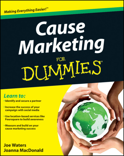 Cause Marketing For Dummies Joe Waters