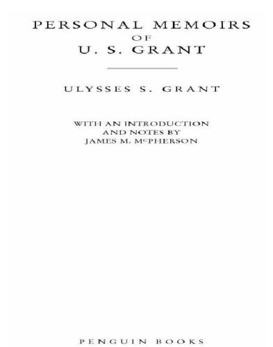 Personal Memoirs Of Us Grant Grant Ulysses Simpsonmcpherson