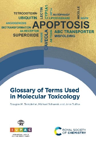 Glossary Of Terms Used In Molecular Toxicology 1st Edition Michael Schwenk