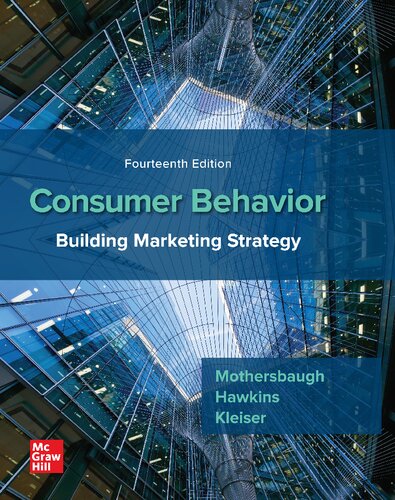 Consumer Behavior Building Marketing Strategy 14th Edition David Mothersbaugh
