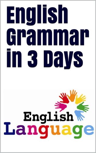 English Grammar In 3 Days Learners Of English Oulghrini Ayoub