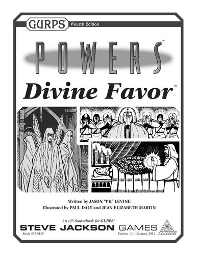 Gurps Powers Divine Favor 10 Jason Pk Levine