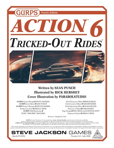 Gurps 4th Edition Action 6 Trickedout Rides Sean Punch