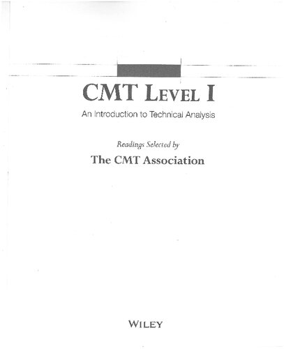 Cmt Level I 2020 An Introduction To Technical Analysis Willey