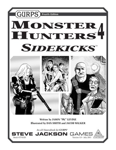 Gurps Monster Hunters 4 Sidekicks Jason Pk Levine
