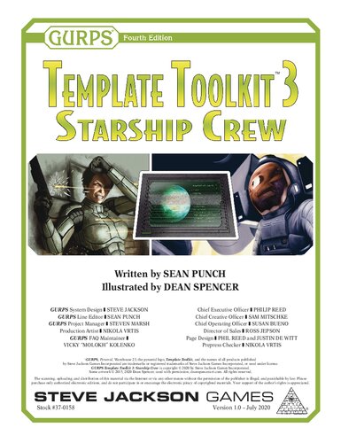 Gurps 4th Edition Template Toolkit 3 Starship Crew Sean Punch