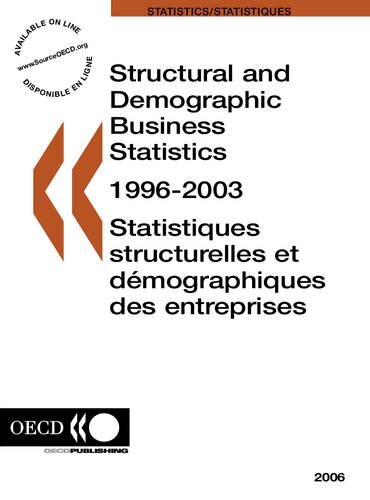 Structural And Demographic Business Statistics 19962003 Organisation For Economic Cooperation And Development