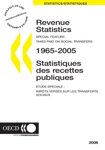 Revenue Statistics 19652005 Statisticsstatistques Organisation For Economic Cooperation And Development