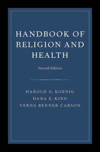 Handbook Of Religion And Health Koenig Haroldking Danacarson