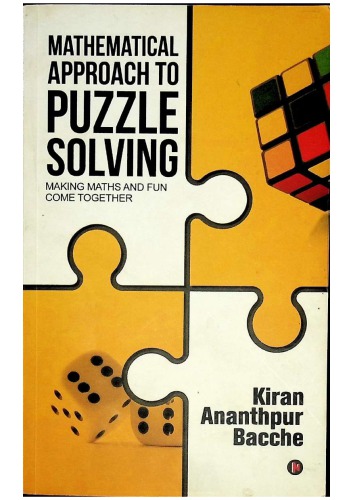 Mathematical Approach To Puzzle Solving Kiran Ananthpur Bacche