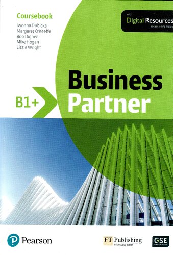 Business Partner B1 Coursebook And Basic Myenglishlab Pack Iwonna Dubicka