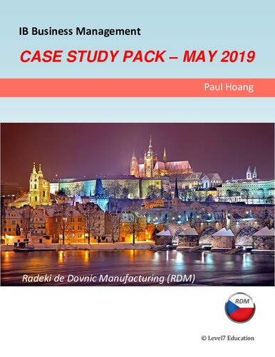 Case Study Pack Rdm May 2019 Paul Hoang