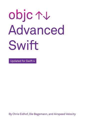 Advanced Swift Chris Eidhofole Begemannairspeed Velocity