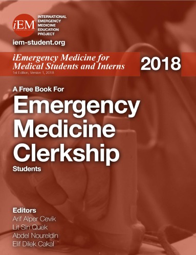 A Free Book For Emergency Medicine Clerkship Students Iemergency Medicine For Medical Students And Interns 1st Arif Alper Cevik