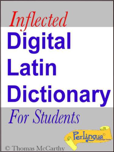 A Digital Latin Dictionary Mccarthy Thomas