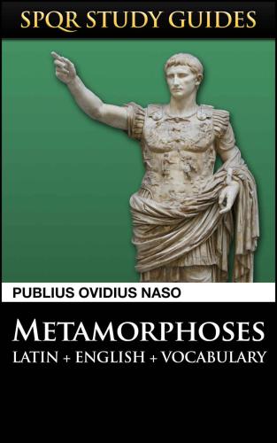 Ovid Metamorphoses In Latin English Naso Publius Ovidius