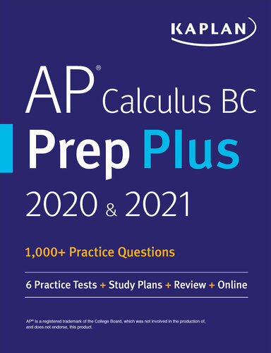 Ap Calculus Bc Prep Plus 2020 2021 Kaplan Test Prep